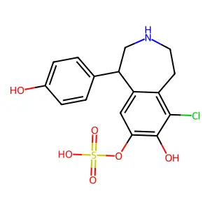 非诺多巴8-硫酸酯 structure