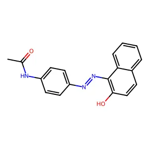 N-(4-((2-Hydroxy-1-naphthalenyl)azo)phenyl)acetamide structure