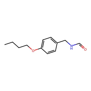 N-(4-丁氧基苄基)甲酰胺 structure