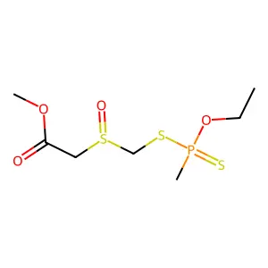 3-Oxa-5,7-dithia-4-phosphanonan-9-oic acid, 4-methyl-, methyl ester,7-oxide 4-sulfide structure