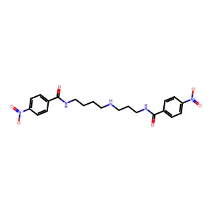 N(1),N(10)-Bis(4-nitrobenzoyl)spermidine structure