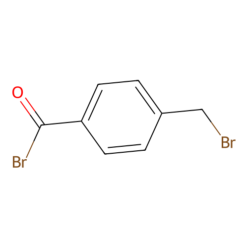 4-Bromomethyl benzoyl bromide structure