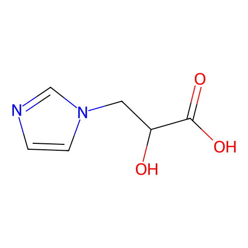 Imidazolelactic acid structure