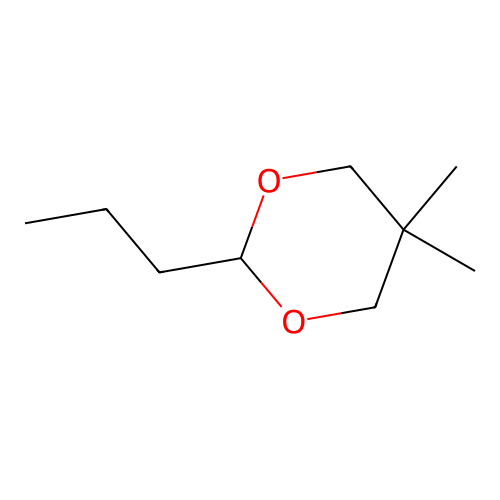 5,5-Dimethyl-2-propyl-1,3-dioxane structure