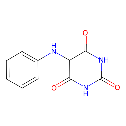 5-Anilino-1,3-diazinane-2,4,6-trione structure