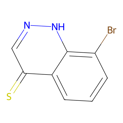 8-Bromo-4-cinnolinethiol structure