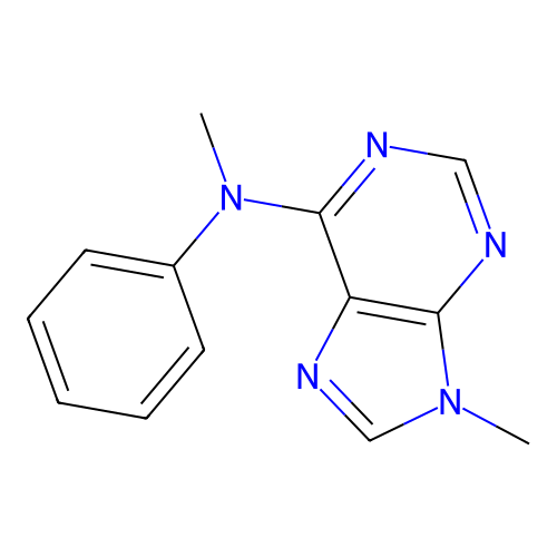 n,9-Dimethyl-n-phenyl-9h-purin-6-amine structure