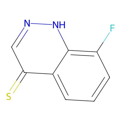 8-Fluoro-4-cinnolinethiol structure