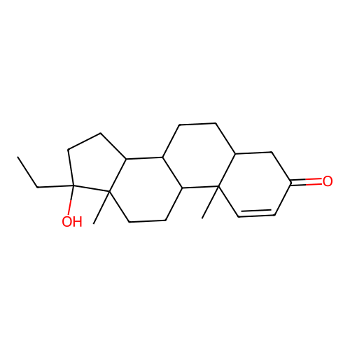 17-Hydroxypregn-1-en-3-one structure