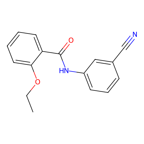 N-(3-cyanophenyl)-2-ethoxybenzamide structure