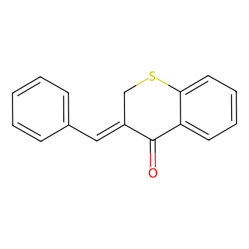 3-Benzylidenethiochroman-4-one structure