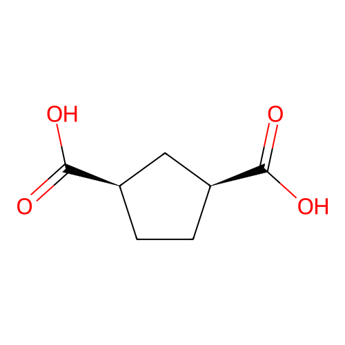 顺式-1,3-环戊烷二甲酸 structure