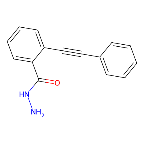 2-(Phenylethynyl)benzohydrazide structure