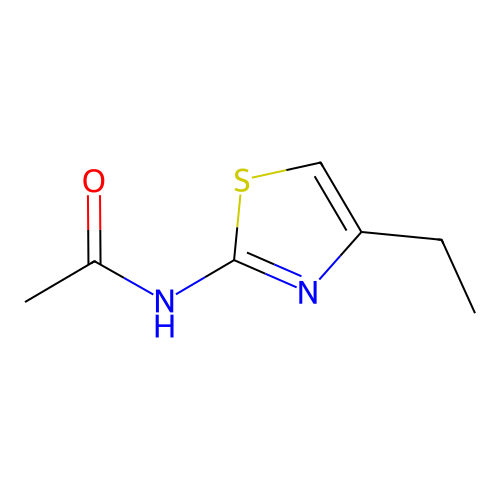 N-(4-Ethylthiazol-2-yl)acetamide structure