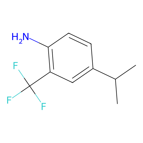 2-Amino-5-isopropylbenzotrifluoride structure
