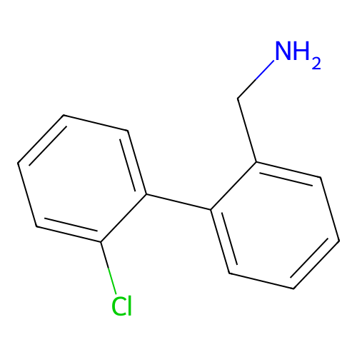 2'-Chlorobiphenyl-2-methylamine structure