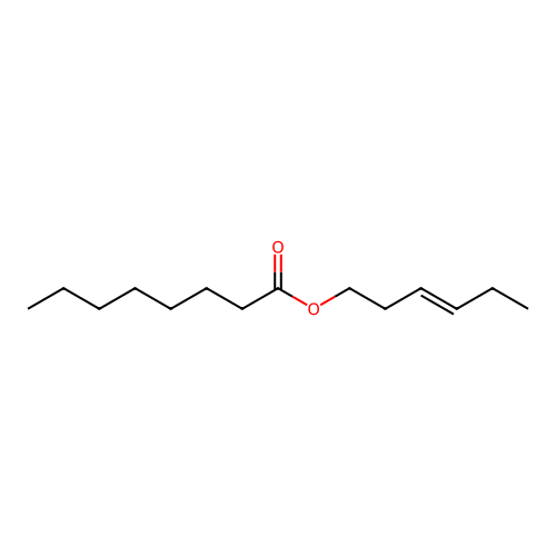 (E)-3-Hexenyl octanoate structure