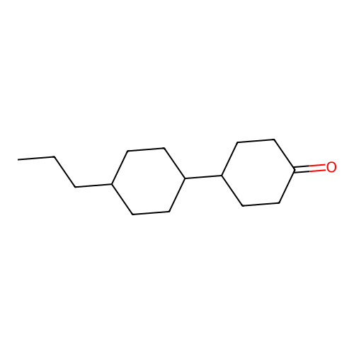 [1,1'-Bicyclohexyl]-4-one,4'-propyl-, structure