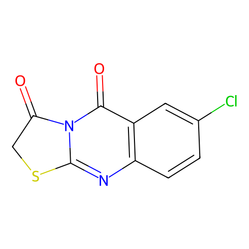 7-Chloro-[1,3]thiazolo[2,3-b]quinazoline-3,5-dione structure