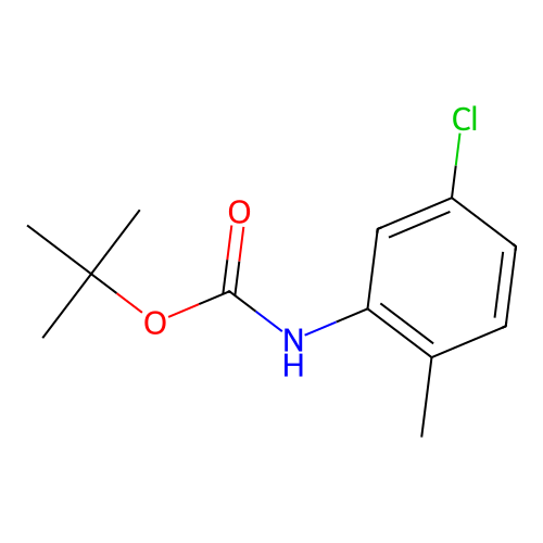 N-tert-butoxycarbonyl-5-chloro-2-methylaniline structure