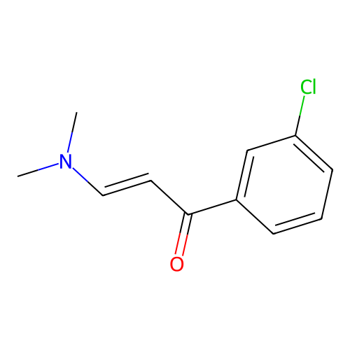 1-(3-Chlorophenyl)-3-(dimethylamino)-2-propen-1-one structure