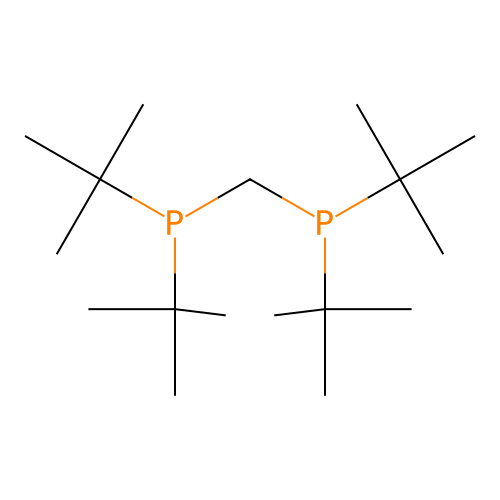 Bis(DI-tert-butylphosphino)methane structure