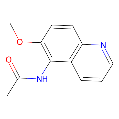 5-Acetamino-6-methoxyquinoline structure