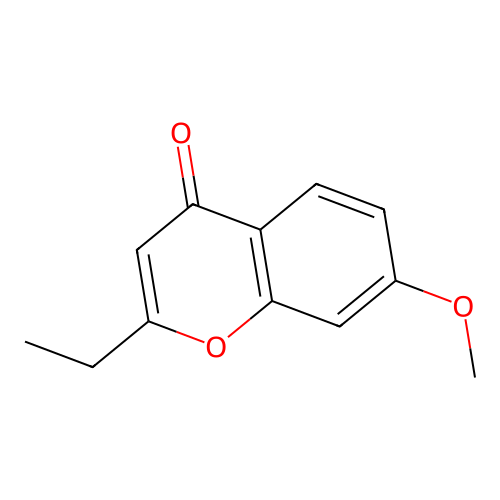 2-Ethyl-7-methoxychromen-4-one structure