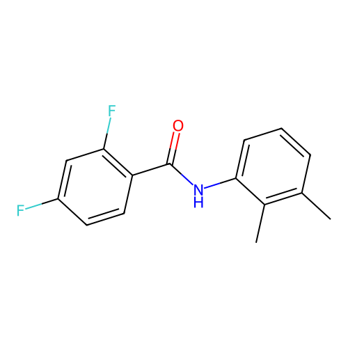 N-(2,3-dimethylphenyl)-2,4-difluorobenzamide structure