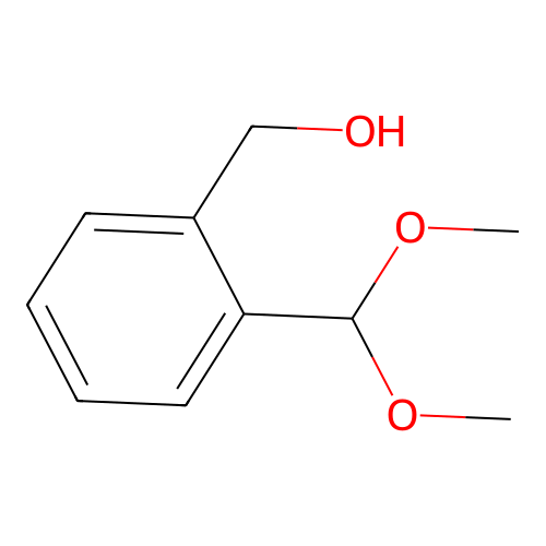 (2-(Dimethoxymethyl)phenyl)methanol structure