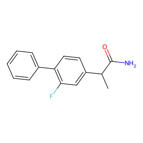 氟比洛芬酰胺 structure