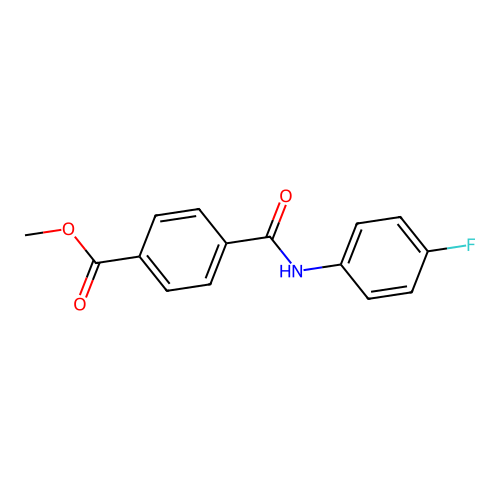 Methyl 4-[(4-fluorophenyl)carbamoyl]benzoate structure