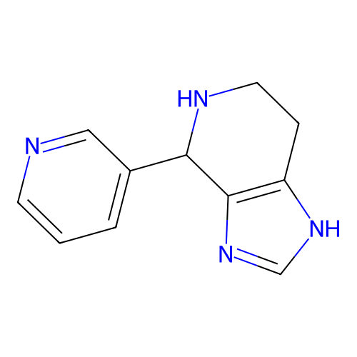3-(3H,4H,5H,6H,7H-imidazo(4,5-c)pyridin-4-yl)pyridine structure