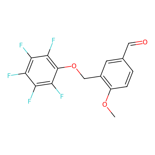 4-Methoxy-3-[(pentafluorophenoxy)methyl]benzaldehyde structure