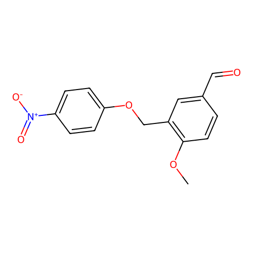 4-Methoxy-3-[(4-nitrophenoxy)methyl]benzaldehyde structure