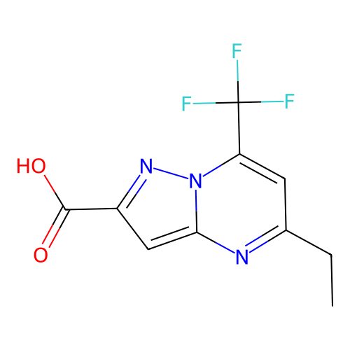 5-Ethyl-7-(trifluoromethyl)pyrazolo[1,5-a]pyrimidine-2-carboxylic acid structure