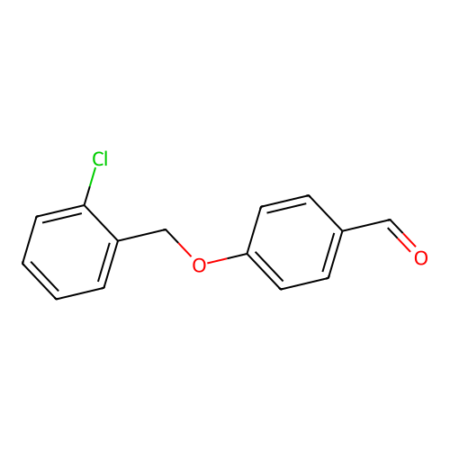 4-[(2-Chlorobenzyl)oxy]benzaldehyde structure