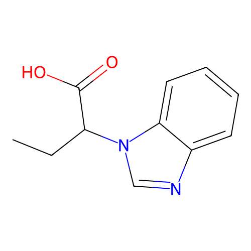 2-Benzoimidazol-1-yl-butyric acid structure