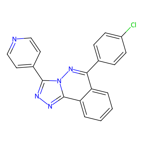 6-(4-Chlorophenyl)-3-(pyridin-4-yl)[1,2,4]triazolo[3,4-a]phthalazine structure