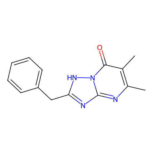 2-Benzyl-5,6-dimethyl[1,2,4]triazolo[1,5-a]pyrimidin-7-ol structure
