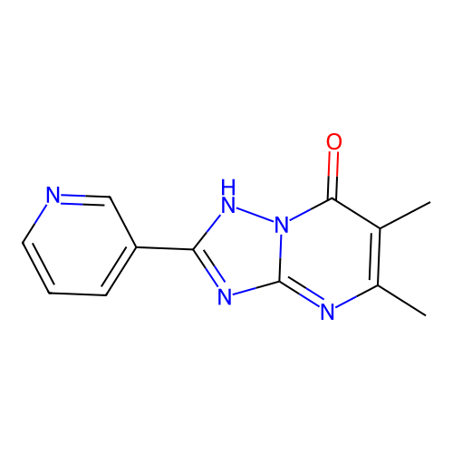 5,6-Dimethyl-2-pyridin-3-yl-4H-[1,2,4]triazolo[1,5-a]pyrimidin-7-one structure