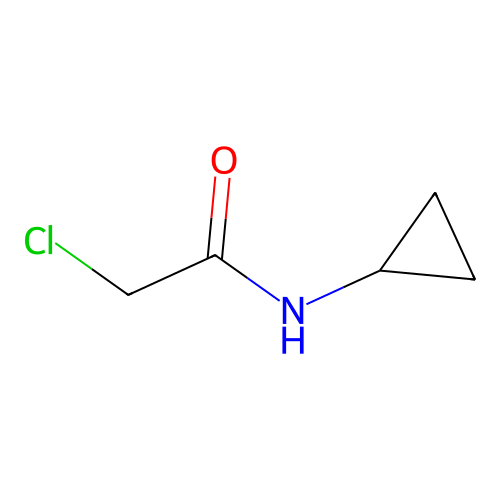 2-chloro-N-cyclopropylacetamide structure