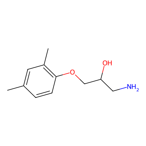 1-Amino-3-(2,4-dimethylphenoxy)propan-2-ol structure