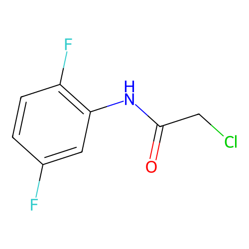 2-chloro-N-(2,5-difluorophenyl)acetamide structure