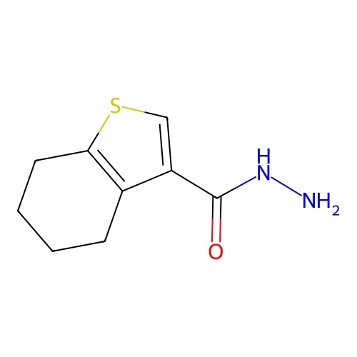 4,5,6,7-Tetrahydro-1-benzothiophene-3-carbohydrazide structure