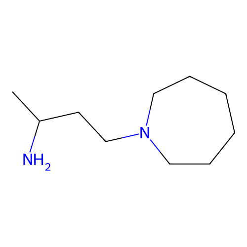 3-Azepan-1-yl-1-methyl-propylamine structure