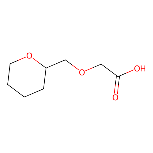 2-((Oxan-2-yl)methoxy)acetic acid structure