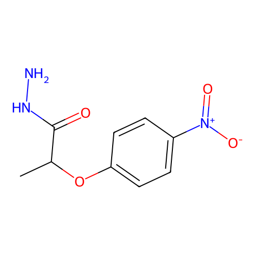 2-(4-Nitrophenoxy)propanohydrazide structure