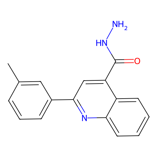 2-(3-Methylphenyl)quinoline-4-carbohydrazide structure