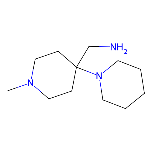 1-(1'-Methyl-(1,4'-bipiperidin)-4'-yl)methanamine structure